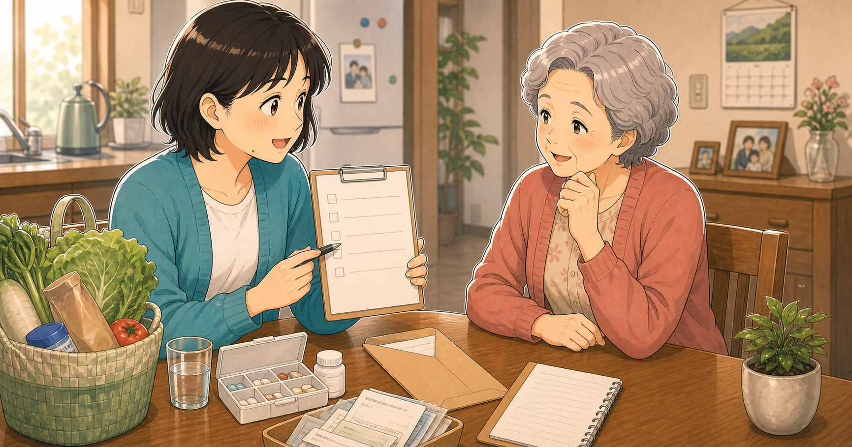 遠距離介護でやっておきたい月1回の確認リスト アイキャッチ