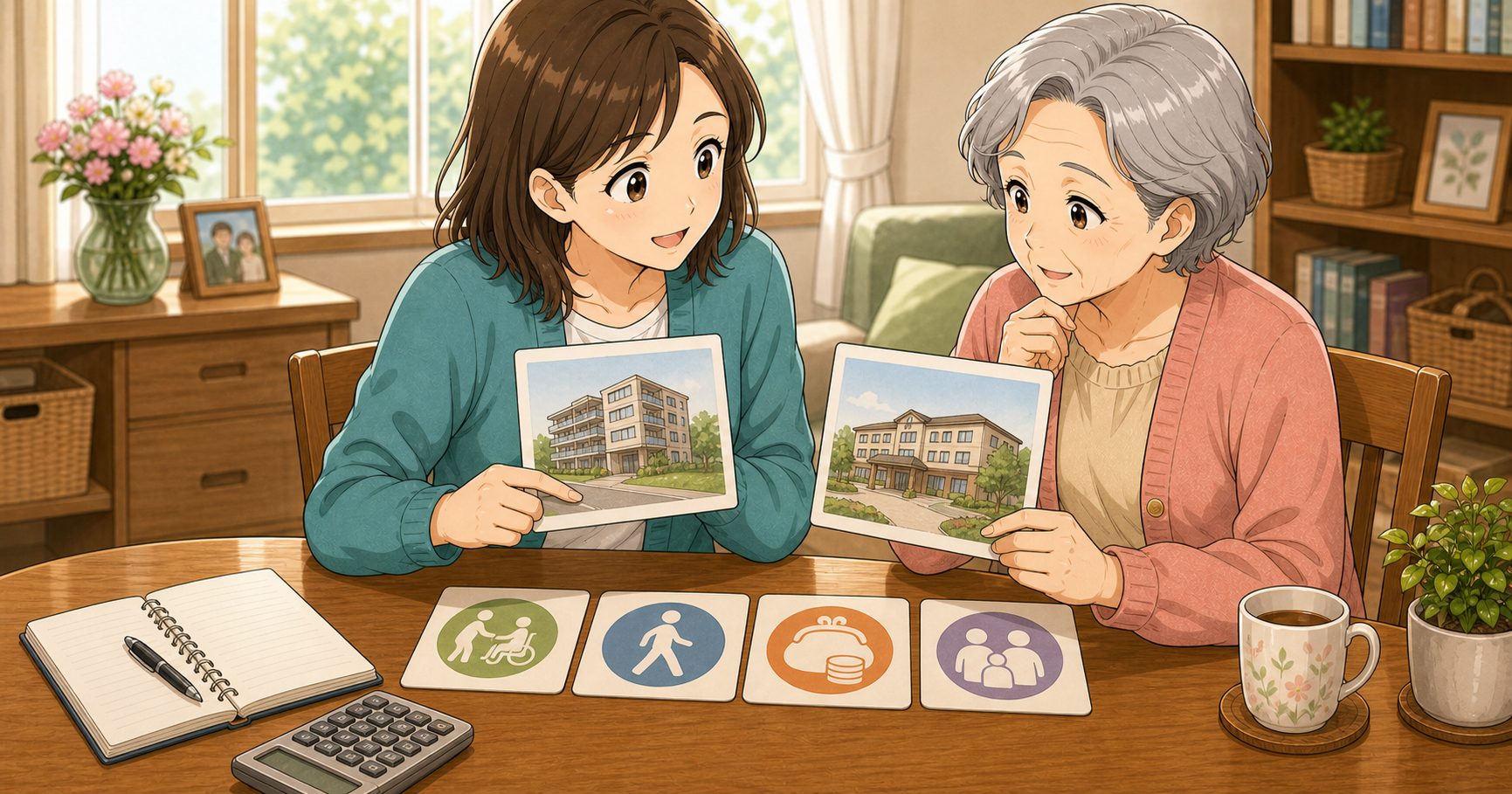 サ高住と有料老人ホームの違いを家族向けにやさしく比較 アイキャッチ