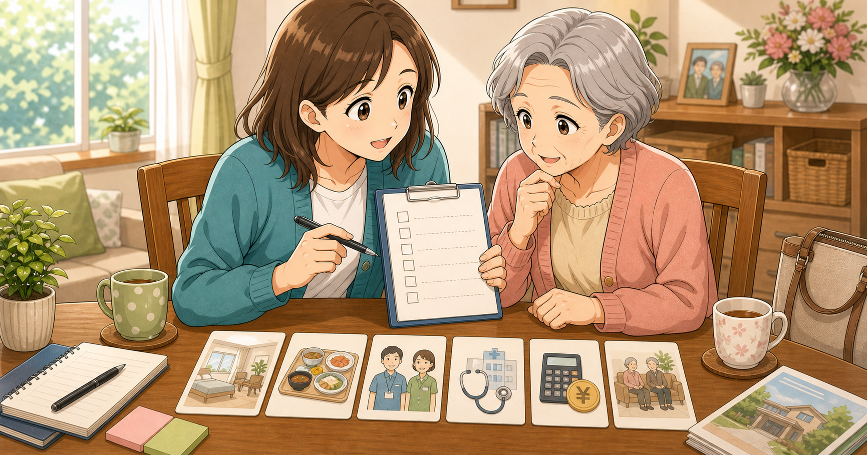 老人ホーム見学で確認したいチェックリスト アイキャッチ