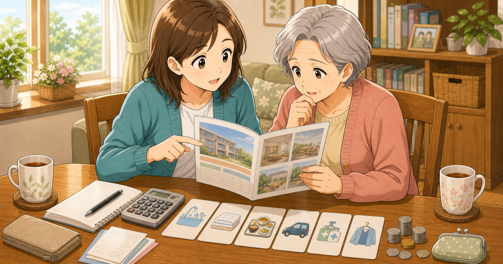 介護施設のパンフレットで見落としやすい費用項目 アイキャッチ