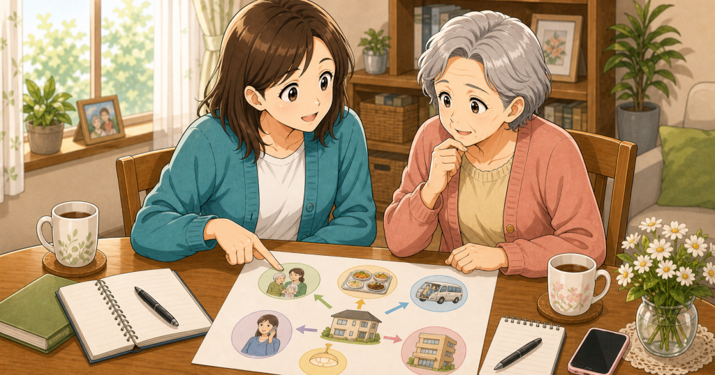 親の一人暮らしが心配になったとき施設以外に考える選択肢 アイキャッチ