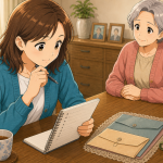親のお金の話を切り出す前に準備したい聞き方メモ アイキャッチ