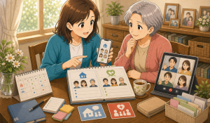親の介護で家族が揉める前に作る連絡ルール アイキャッチ